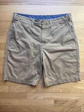 Polo Ralph Lauren Men's Size 34 Casual Chino Shorts Tan Beige‎ Pony